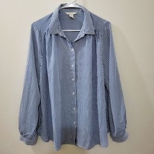 H&M striped blouse